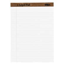 Tops Business Forms TOP7532 Legal Pads Legal Ruled Top Perforated 8.50in. x11.75in. Canary