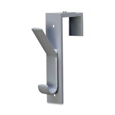 Def3680909 Partition Hook- 1-.50in.x6-.50in.x2-.50in.- Adjusts To 2-.75in.- Gray