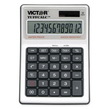Vct99901 12-digit Calculator- Washable-shock Resistant- 3-key Memory