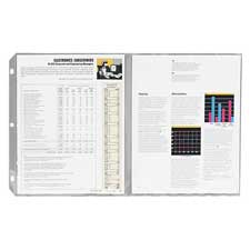 C-line Products- Inc. Cli62237 Panoramic Foldout Sheet Protector- 17in.x8-.50in.- Clear