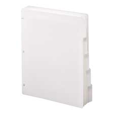 Smd89415 Index Dividers- Assorted .2 Cut Tabs- 11in.x8-.50in.- White
