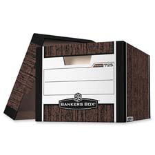 Fellowes Mfg. Co. FEL0072506 RKive Storage Boxes 12in.x15in.x10in. 4CT Woodgrain