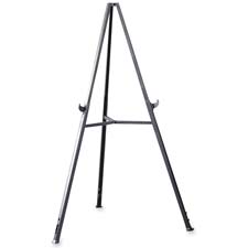 Ghent Manufacturing- Inc Ghe19250 Triumph Display Easel- W- Retract. Legs- Extends 37in.-62in.- Gray