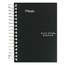 Notebook- College Ruled- 200 Sheets- 5-.50in.x4in.- Assorted