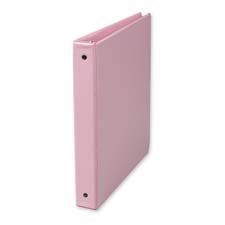 Samsill Corporation SAM11393 3Ring Binder w 2 Pockets 1in. Flexible Hinge Pink