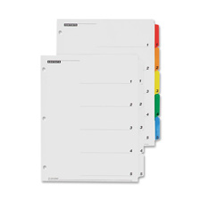 Cardinal Brands- Inc One Step Index System- Numbered 1-8- 8 Tabs- Multicolor