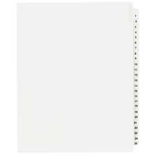 Avery Consumer Products AVE82308 Index Dividers- 726-750- Side Tab- 8-.50in.x11in.- 25-Set- WE Avery Consumer Products AVE82308 Index Dividers- 726-750- Side Tab- 8-.50in.x11in.- 25-Set- WE
