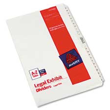 Consumer Products Index Dividers- Side Tab- 226-250- 8-.50in.x11in.- White