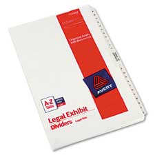 Avery Consumer Products AVE01349 Index Dividers- Side Tab- 476-500- 8-.50in.x11in.- White Avery Consumer Products AVE01349 Index Dividers- Side Tab- 476-500- 8-.50in.x11in.- White