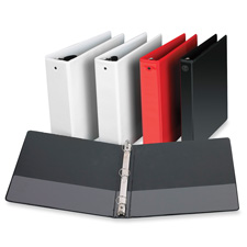 Samsill Corporation SAM18533 3-Ring Vue Binder- 1in. Capacity- 11in.x8-.50in.- Red Samsill Corporation SAM18533 3-Ring Vue Binder- 1in. Capacity- 11in.x8-.50in.- Red