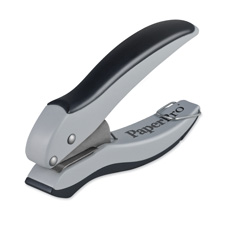 Accentra Inc. ACI2402 1Hole Punch .28in. 10 Sheet Capacity BlackGray