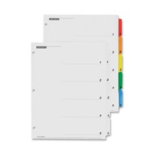 Cardinal Brands- Inc Crd61018cb One Step Index System- Numbered 1-10- 10 Tabs- Multicolor