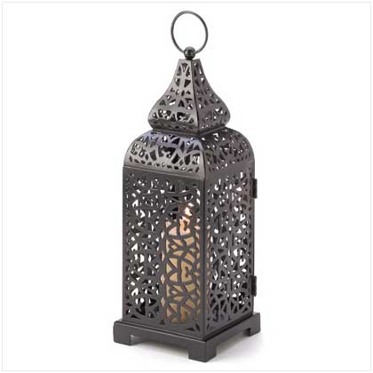 13176 Moroccan Tower Candle Lantern