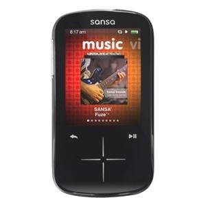 SanDisk SDMX20R016GKA57 Fuze Plus 16GB MP3 Playr BLACK