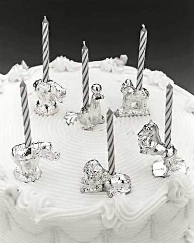 Reed  Barton 910 Circus Candle Set Bx