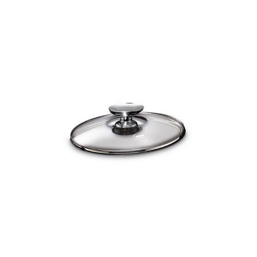 Berndes 007018 7 In. Tempered Glass Lid With Stainless Knob