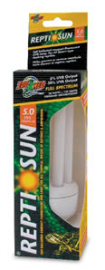 Zoo Med Labs 85034005 Zoo Med Reptisun 5.0 Compact Ultraviolet Florescent Bulb
