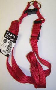 445-19012 No.19lrd Step In Harness Nylon Size 22-33in Large Color Red