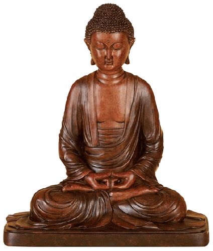 Benzara 44613 12 in. Siddhartha Buddha Meditating Peace Statue