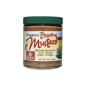 19247 Organic Brown Mustard Glass