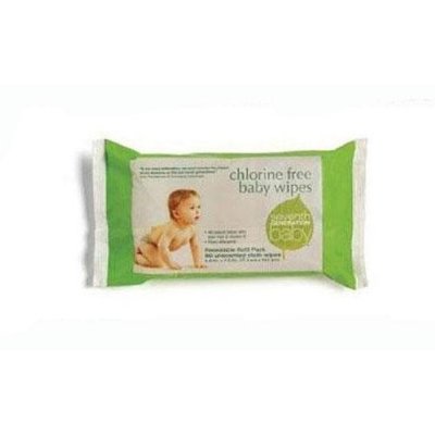Seventh Generation 64132 Baby Wipes Travel Refill