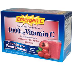 Alacer 40244 Emergen-c Cranberry Pomegranate