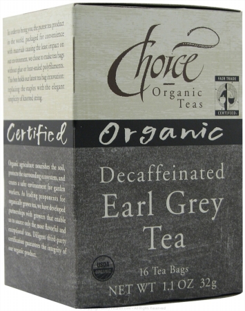 Choice Organic Teas 28149 Earl Grey Decaf Organic Tea