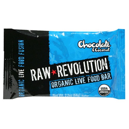 Raw Revolution 38809 Organic Chocolate Coconut Bar