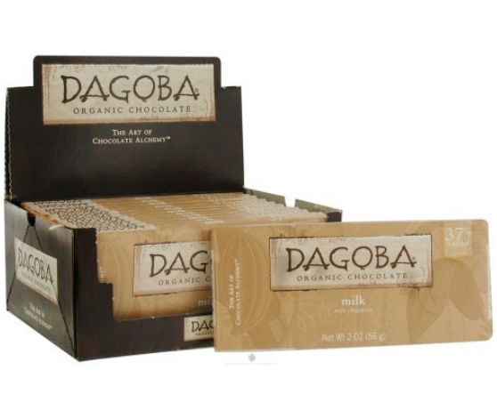 Dagoba Organic Chocolate 25049 Organic Chai Milk Chocolate Bar 37 Percent