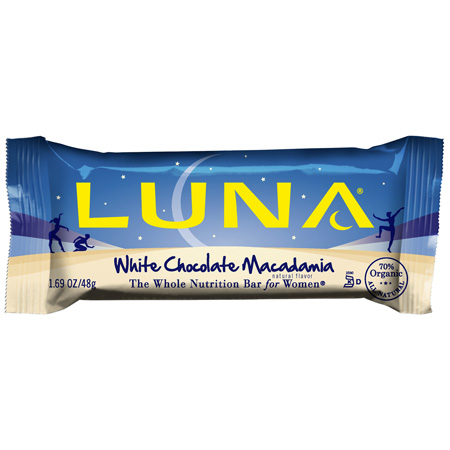 32445 Organic White Choc Macadamia Luna Bar