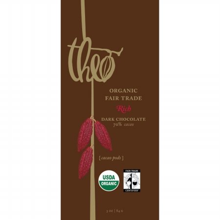 23491 Organic Dark Chocolate 70 Percent Cacao Bar