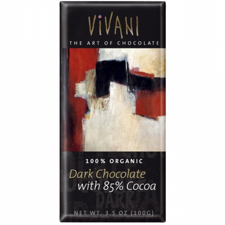 Vivani 39038 Organic Dark Chocolate Bar With 85 Co