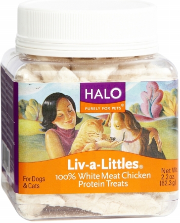 Halo Purely For Pets 38117 Liv-A-Little Chicken Treat