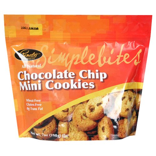 Pamelas Products 32105 Chocolate Chip Simple Bites Gluten Free
