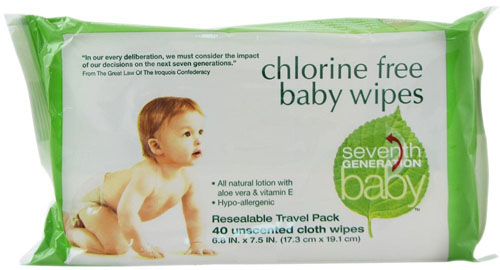 Seventh Generation 64133 Baby Wipes Travel Pack