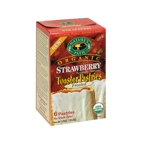 Natures Path 32282 Organic Frosted Strawberry Toaster Pastry