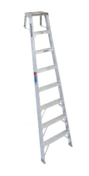 Werner Ladder Sh378 Shelf Ladder 300 Lbs. Capacity