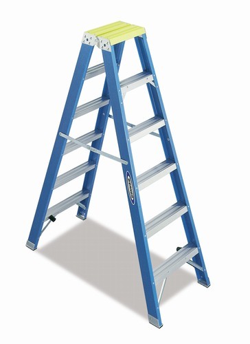 Werner Ladder T6008 8 Ft. Twin Front Step Ladder Fiberglass