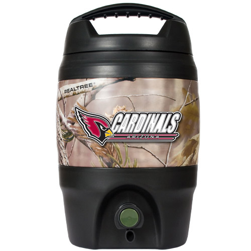 Great American Products GAPRTTJ202114 Arizona Cardinals NFL Open Field 1 Gallon Tailgate Jug
