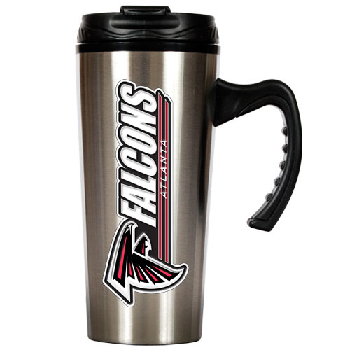 Great American Products GAPTMS202614 Atlanta Falcons NFL 16oz Stainless Steel Travel Mug