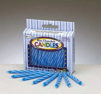 Rite Lite 17021 Happy Hanukkah Mini Candles Pack of 24