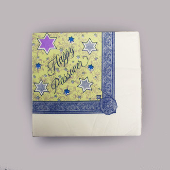 Rite Lite 10116 Jerusalem Blossom Passover Lunch Napkins  13 in.  Pack of 48