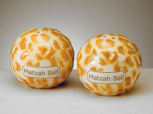 Rite Lite PPSP Ceramic Matza Ball Salt and Pepper Shaker Set Pack of 3