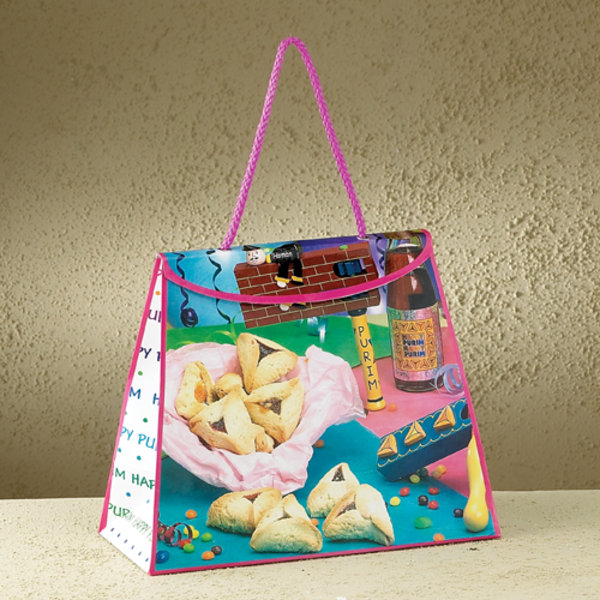 Rite Lite PRBAG2 12 in. Purim Party Gift Bag With Velcro Closure Pack of 12