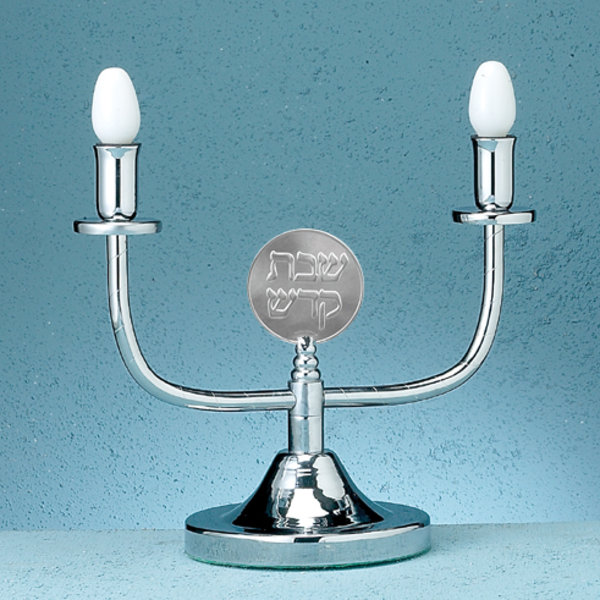 Rite Lite CS2ELA Electric Shabbat Chrome Candlestick