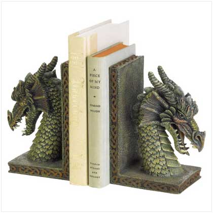 37978 Fierce Dragon Bookends