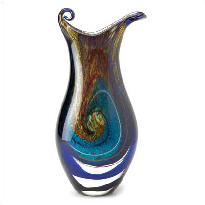 12981 Galaxy Art Glass Vase