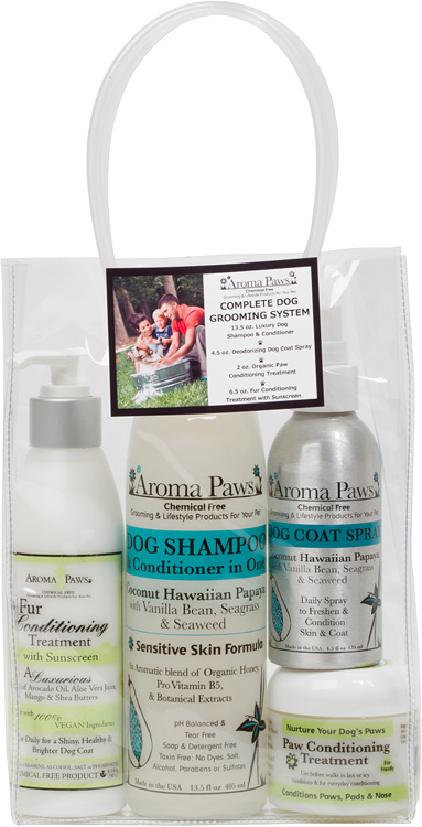 Aroma Paws 284 Complete Dog Grooming System  Coconut Papaya