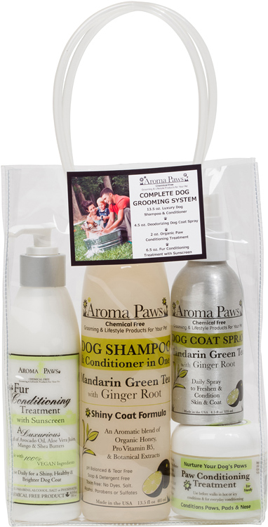 Aroma Paws 286 Complete Dog Grooming System  Mandarin Green Tea