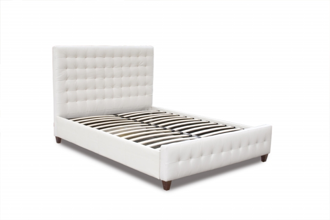 Diamond Sofa ZENBEDCKINGW Zen Collection#44; California King Size Bonded Leather